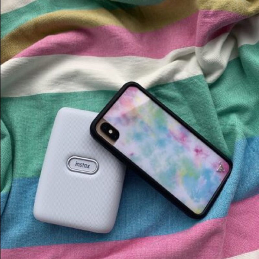 wildflower pastel tie dye phone case iphone X/XS